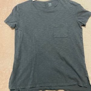 Grey Scoop Neck